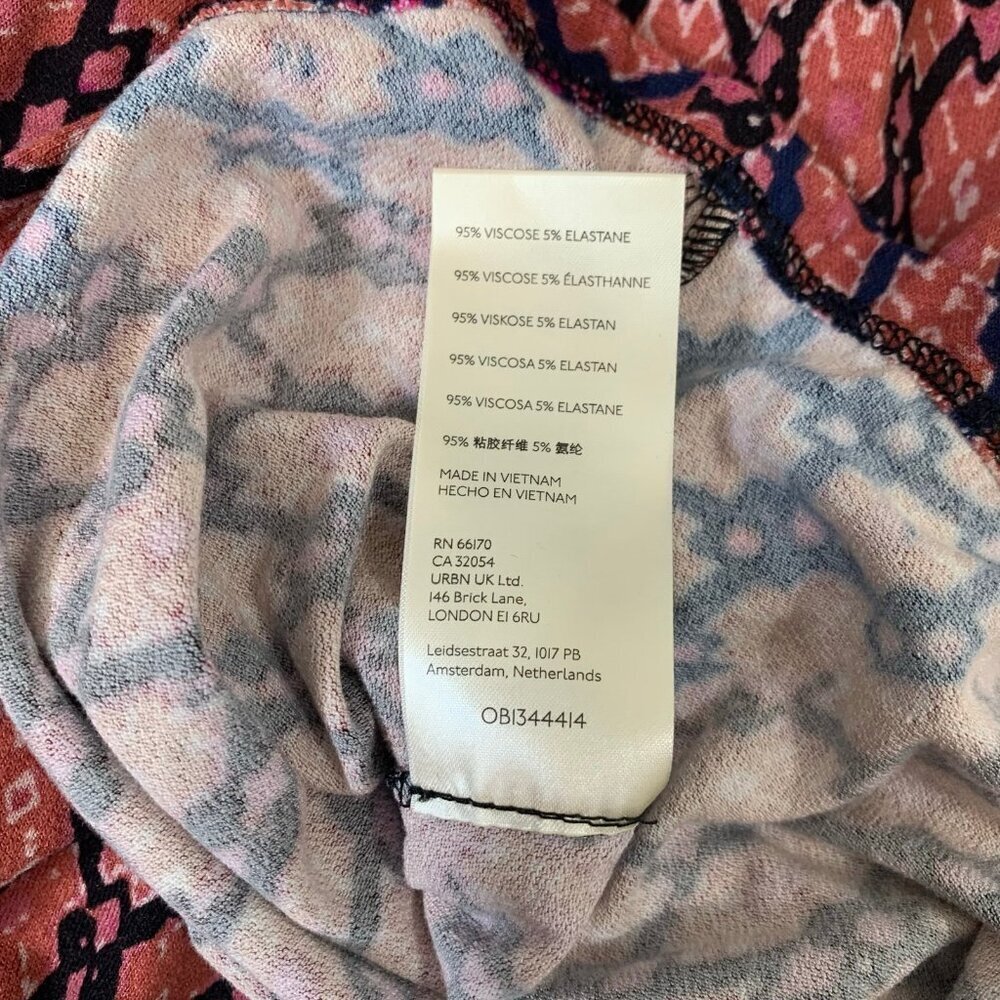 NEW Free People Rhetta Long Sleeve Stretch Mini Wrap Dress XS Extra Small - Picture 10 of 11
